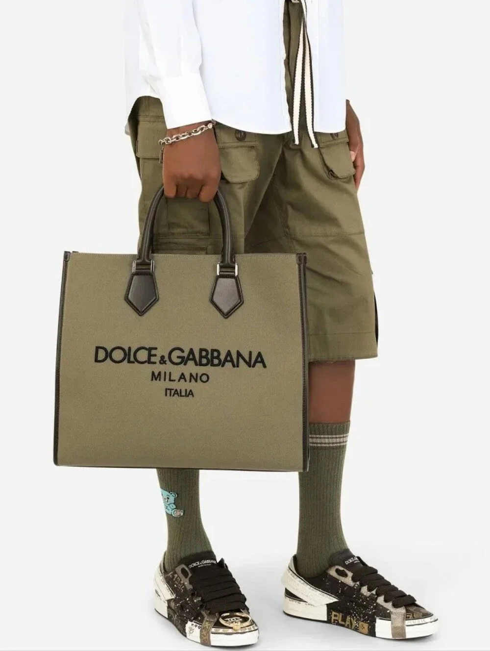 Dolce & Gabbana Logo Milano Tote